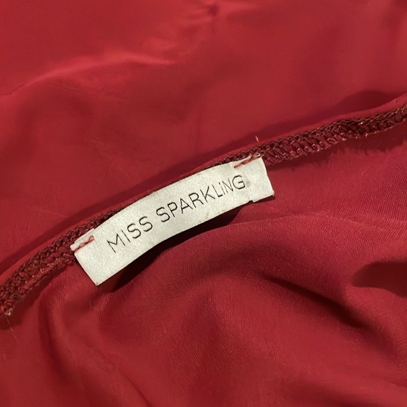 Miss Sparkling One Shoulder Romper - Picture 4 of 4